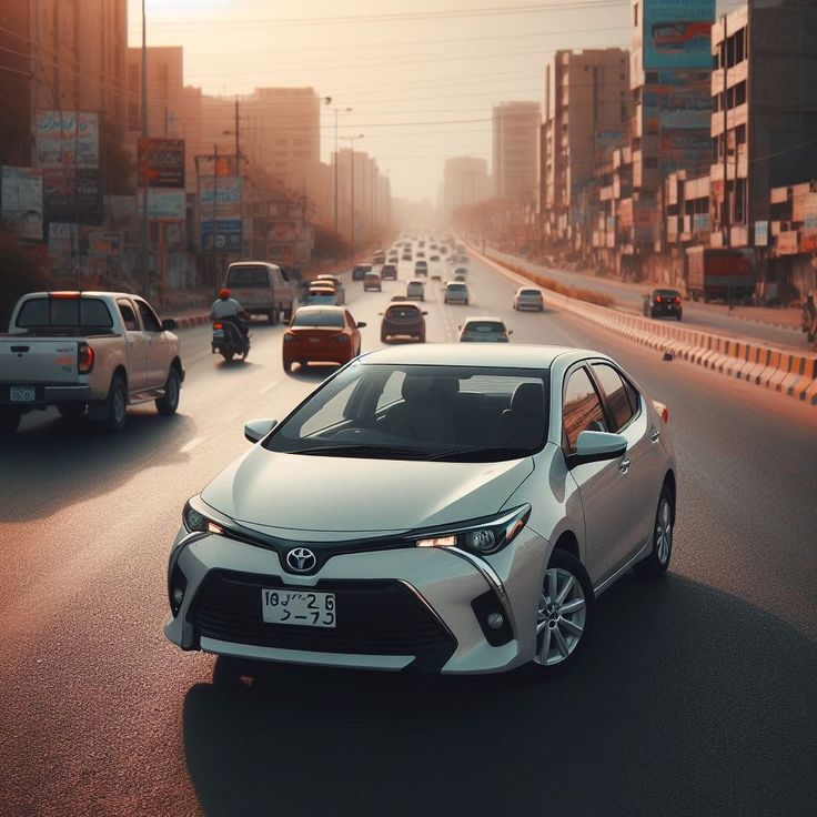 Premium car rental fleet in Pakistan